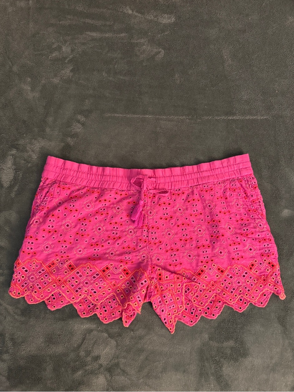 Vineyard Vines Hot Pink Elastic Waist Shorts